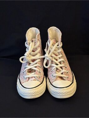 Converse Chuck 70 Hi Fruits & Florals Pink Sneakers Size W5